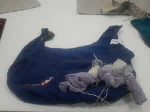 Close up photo of a bag